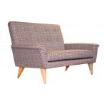 1960's Style Sofa Textured Weave